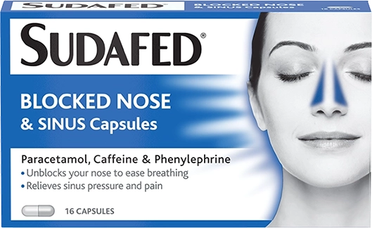 SUDAFED® Blocked Nose & Sinus Capsules