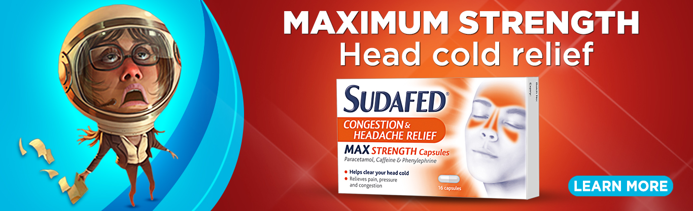 Sudafed® Congestion & Headache Relief Max Strength Capsules