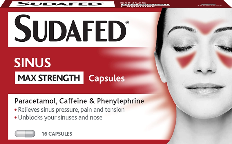 Sudafed® Sinus Max Strength Capsules